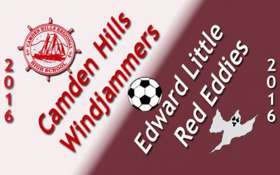Camden Hills Boys Soccer vs. Edward Little 9/23/16