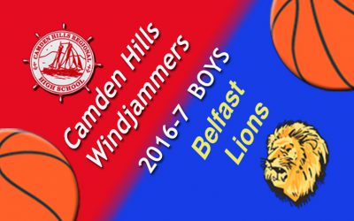 Camden Hills Boys Basketball vs. Belfast , 1/6/17