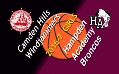 Camden Hills Girls Basketball vs. Hampden Academy, 1/4/2017