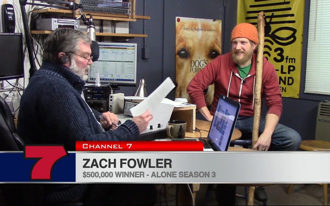 CWS 2017-02-15 Zach Fowler WINNER of Alone Survival Show. WATCH NOW.