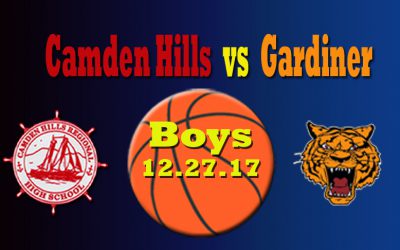 Camden Hills Windjammer Boys Basketball vs. Gardiner 12/27/17