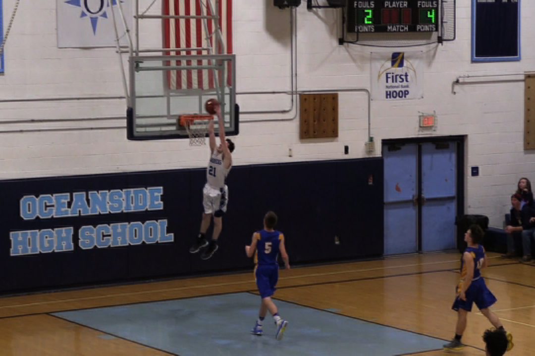 Oceanside Boys Basketball vs. Belfast 1/30/18