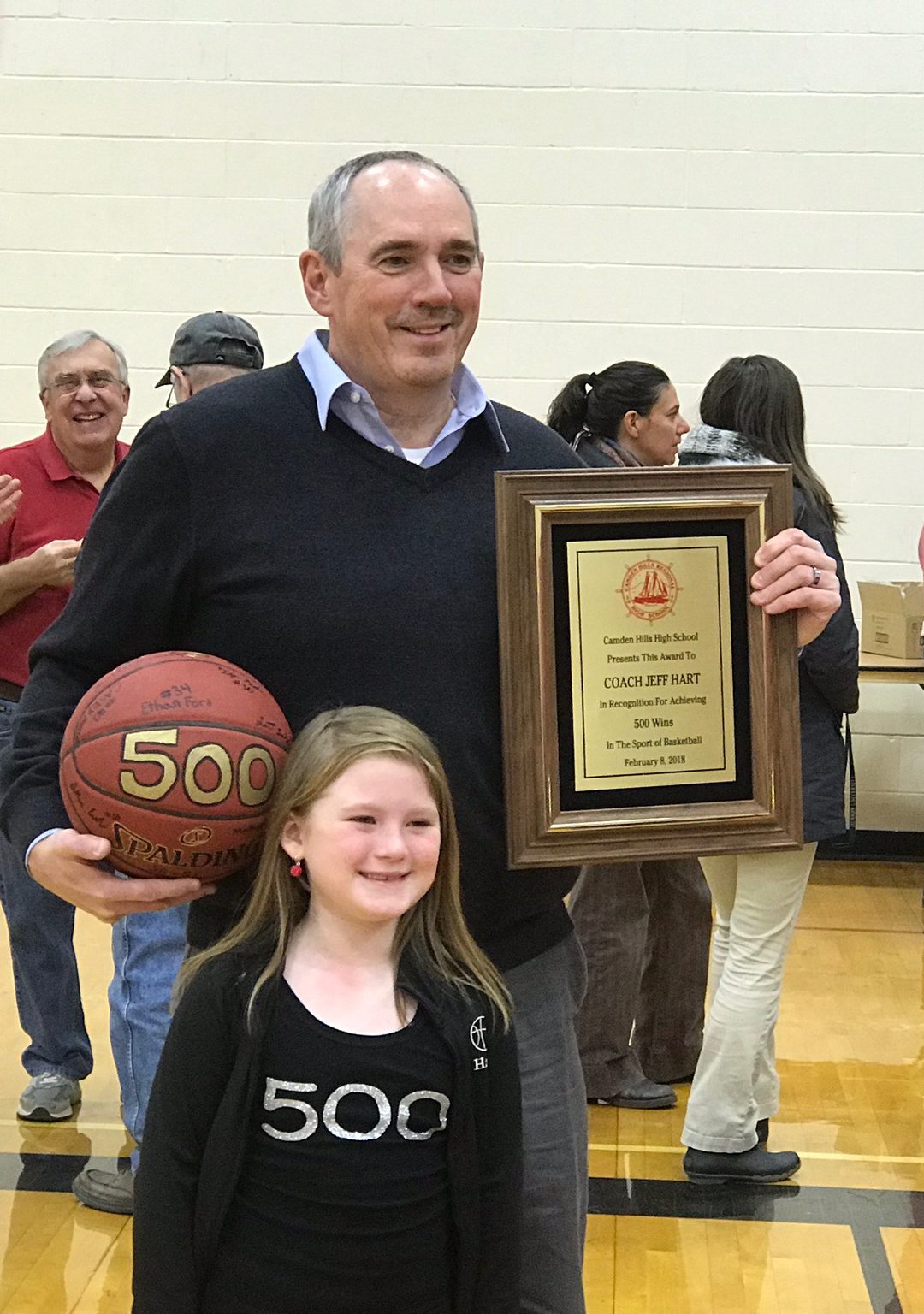 Celebration for Coach Hart’s 500th Win