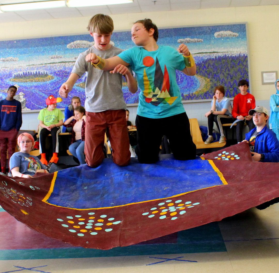 CRMS Aladdin Jr. Cast Members Fly in on Magic Carpet to The Chris Wolf Show. WATCH NOW.