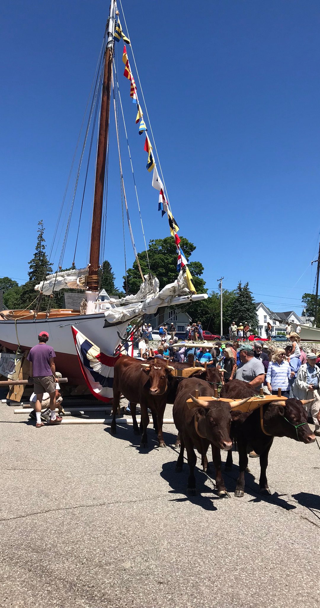 The Launch of the Friendship Sloop “Blackjack”