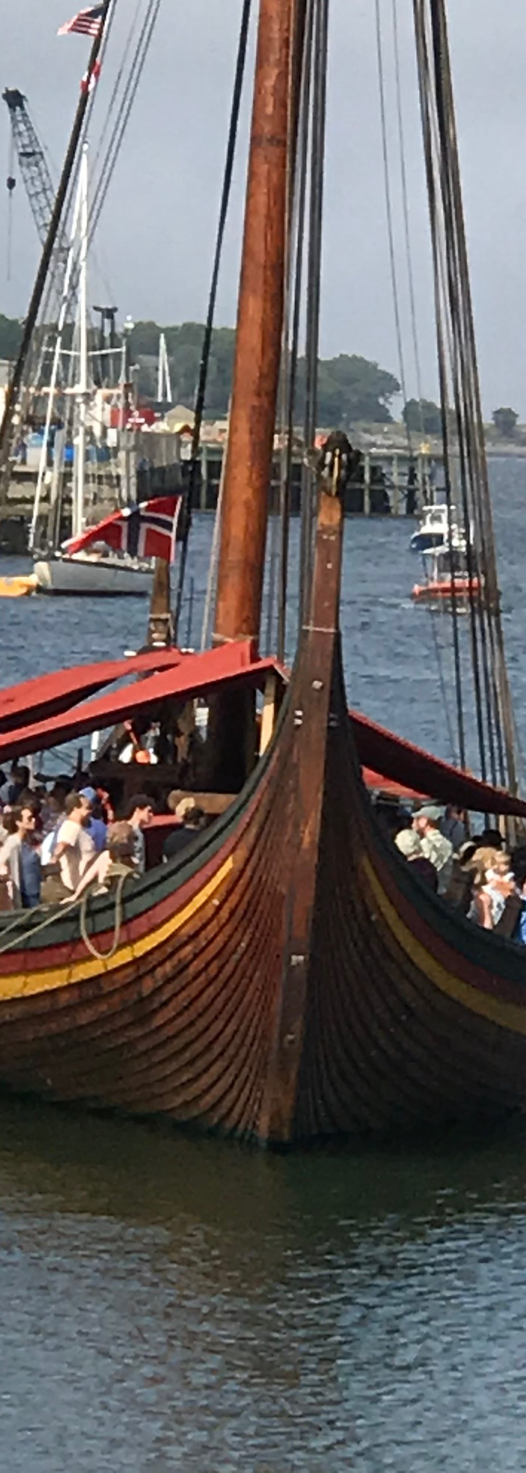 Visit of the Viking Ship Draken to Rockland, ME July 2018