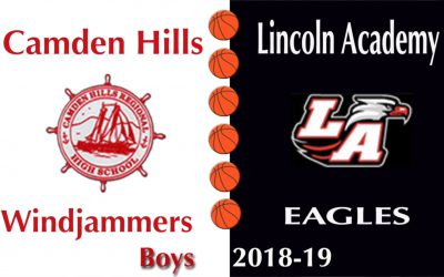 Camden Hills Boys Basketball vs. Lincoln Academy 12/7/18