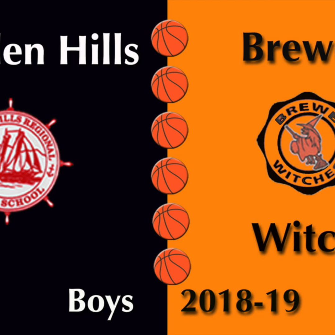 Camden Hills Boys Basketball vs. Brewer 1/4/19