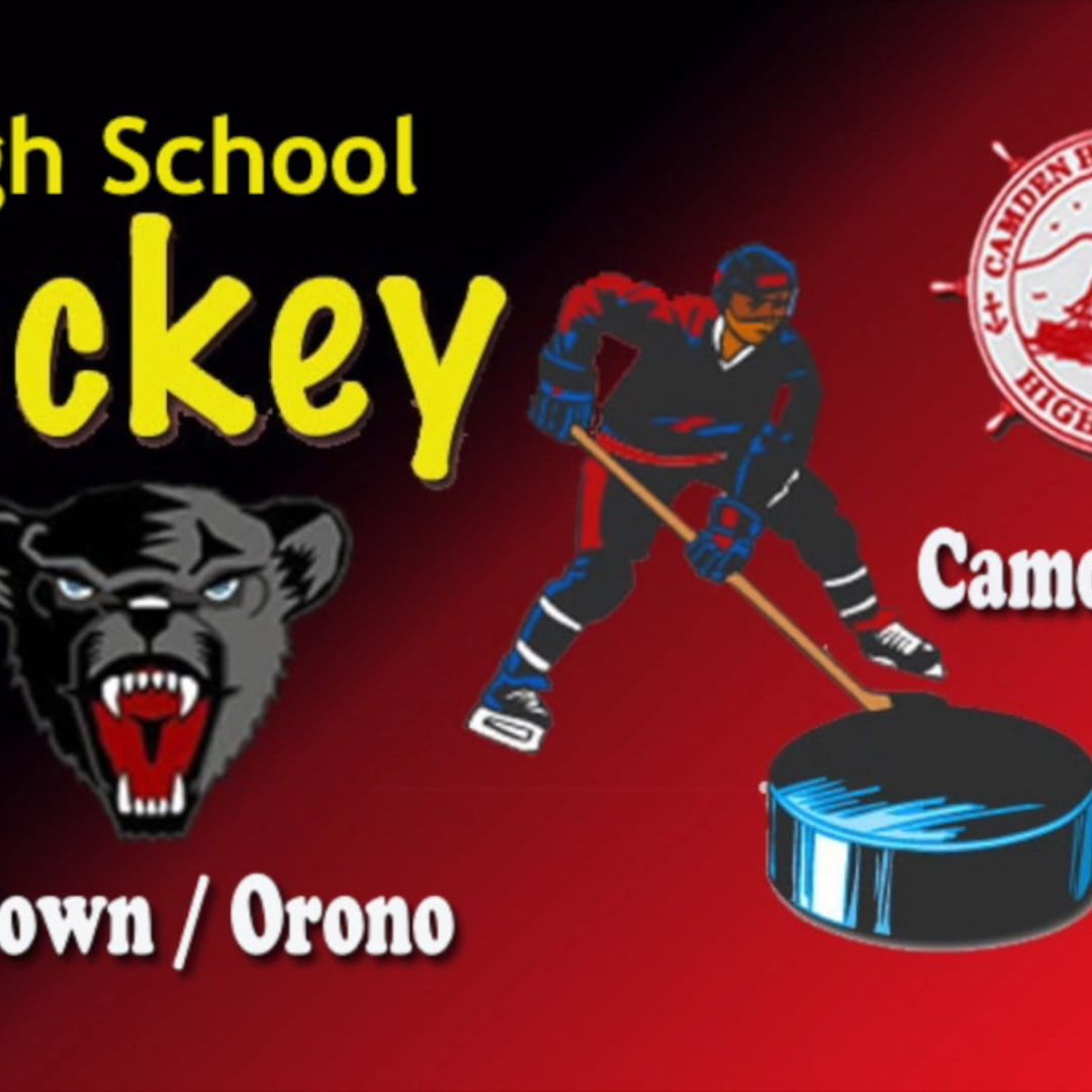 Class B North 2019 Ice Hockey SemiFinal Game:  Old Town/Orono vs. Camden Hills