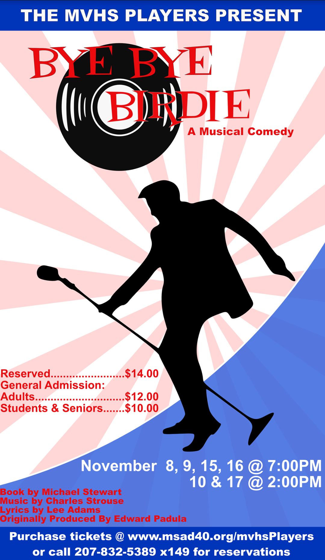 “Bye Bye Birdie” This Weekend at Medomak Valley High School.