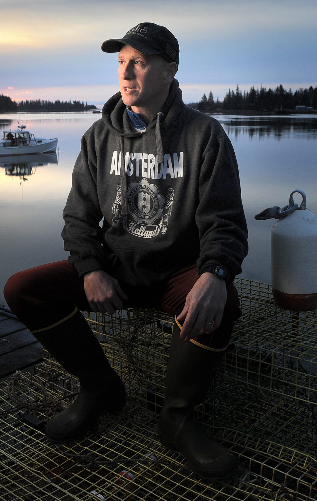 Thomaston lobsterman Noah Ames gives away hundreds of pounds of lobsters to those in need every Christmas.