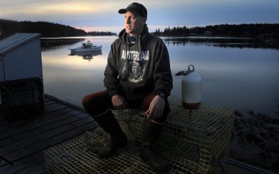 Thomaston lobsterman Noah Ames gives away hundreds of pounds of lobsters to those in need every Christmas.