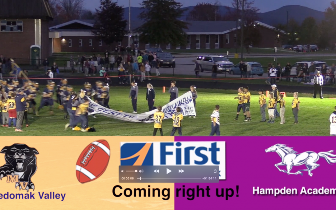 Maine High School Football : Medomak Valley vs Hampden Academy 10/18/21