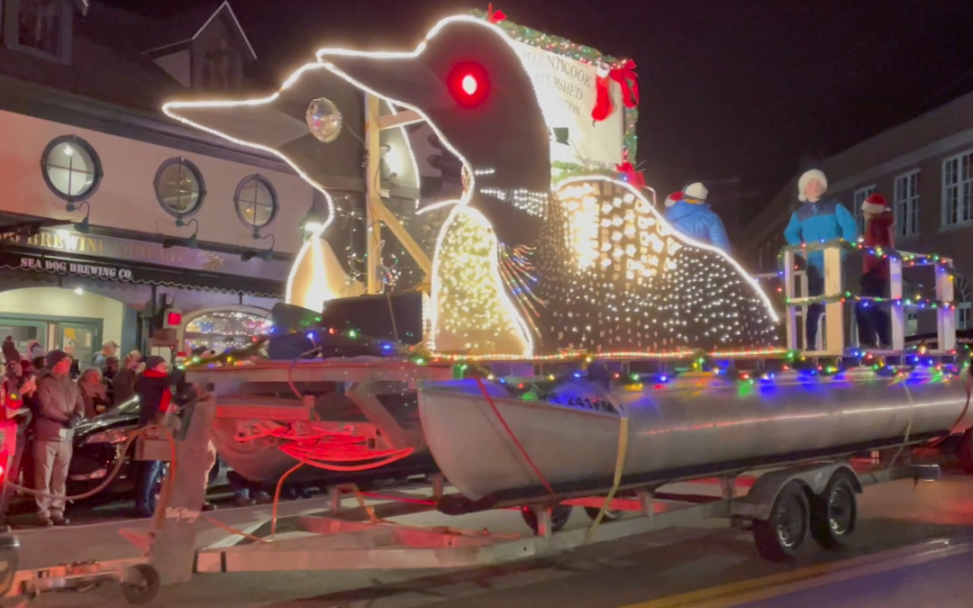 Camden, Maine,  Christmas By The Sea Night Parade 2021