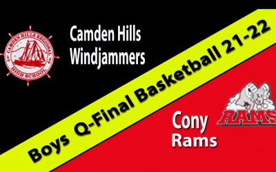 Maine Class A Quarter Final Boys Basketball : Cony vs. Camden Hills 2/19/2022