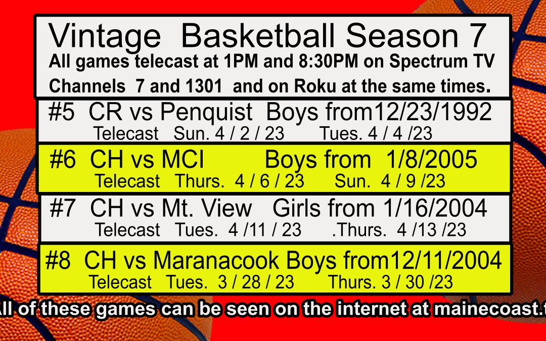 Vintage Maine Basketball 1992 : Camden-Rockport vs Penquist  12/23/1992 Season 7, Game # 5