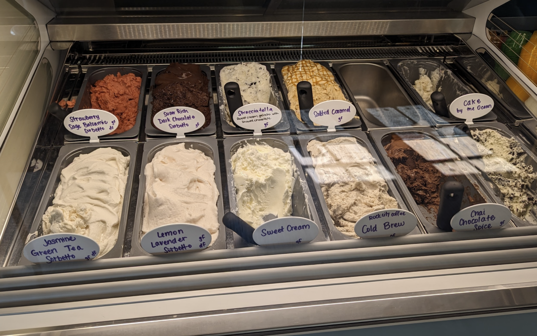 Gelato Alert! in Rockport