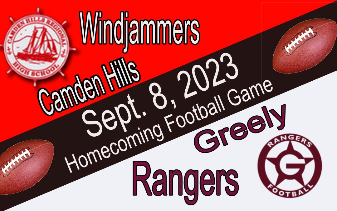 2023 Maine High School Football Camden Hills vs. Greely Homecoming 9/8/23