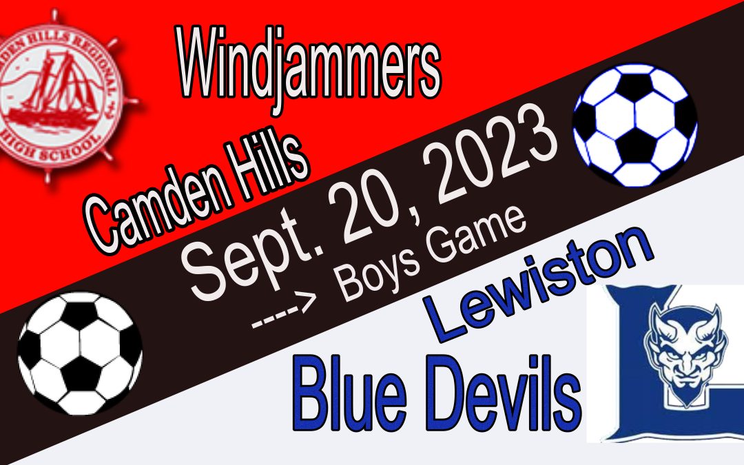 Maine Class A Boys Soccer Camden Hills vs Lewiston 9/20/23