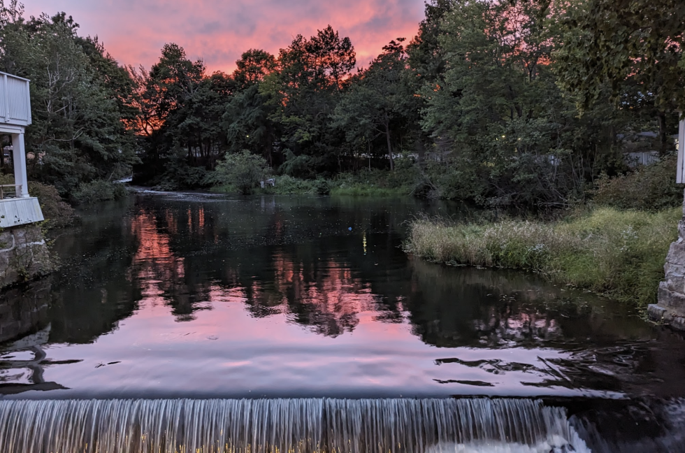 Camden Maine’s Knox Mill Pond at Sunset Maine Coast TV