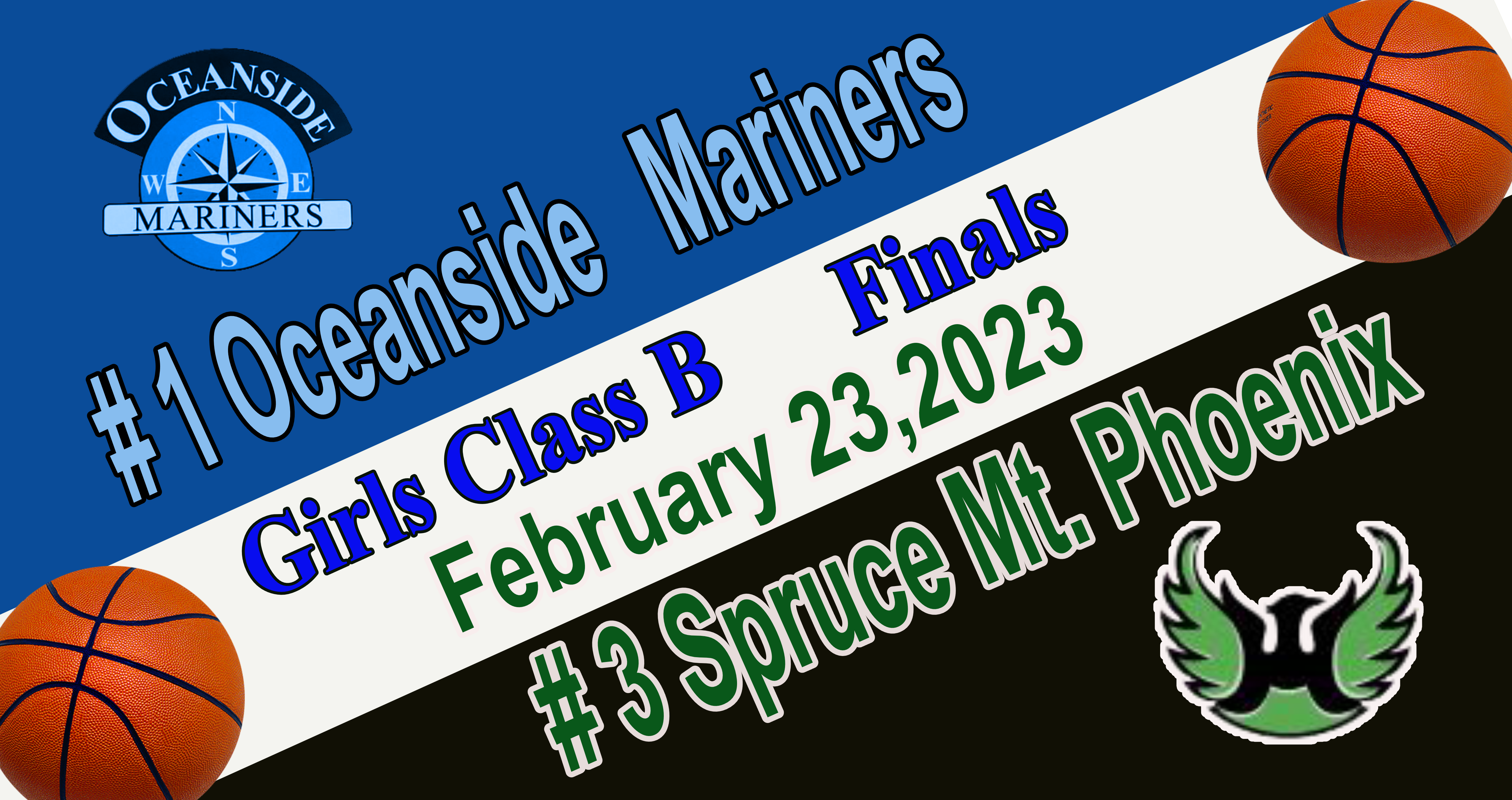 Feb. 23 2024 S. Finals Oceanside vs. #3 Spruce Mt. Girls