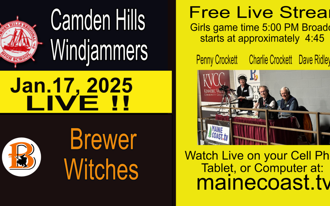 Camden Hills Girls & Boys Double Header vs Brewer 1/17/2025  5 PM