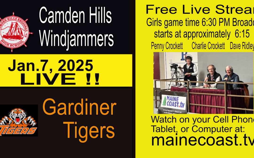 Camden Hills Girls Basketball vs Gardiner 1/7/2025 6:30 PM