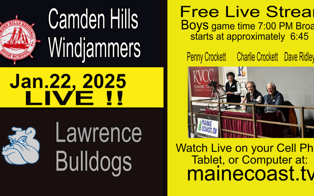 Camden Hills Boys Basketball vs Lawrence 1/22/2025
