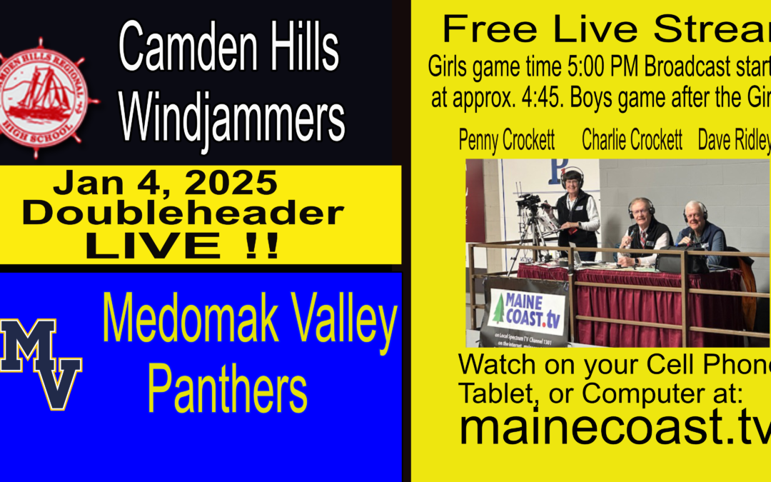 Camden Hills Boys & Girls Basketball vs Medomak Valley 1/4/2025 5 PM