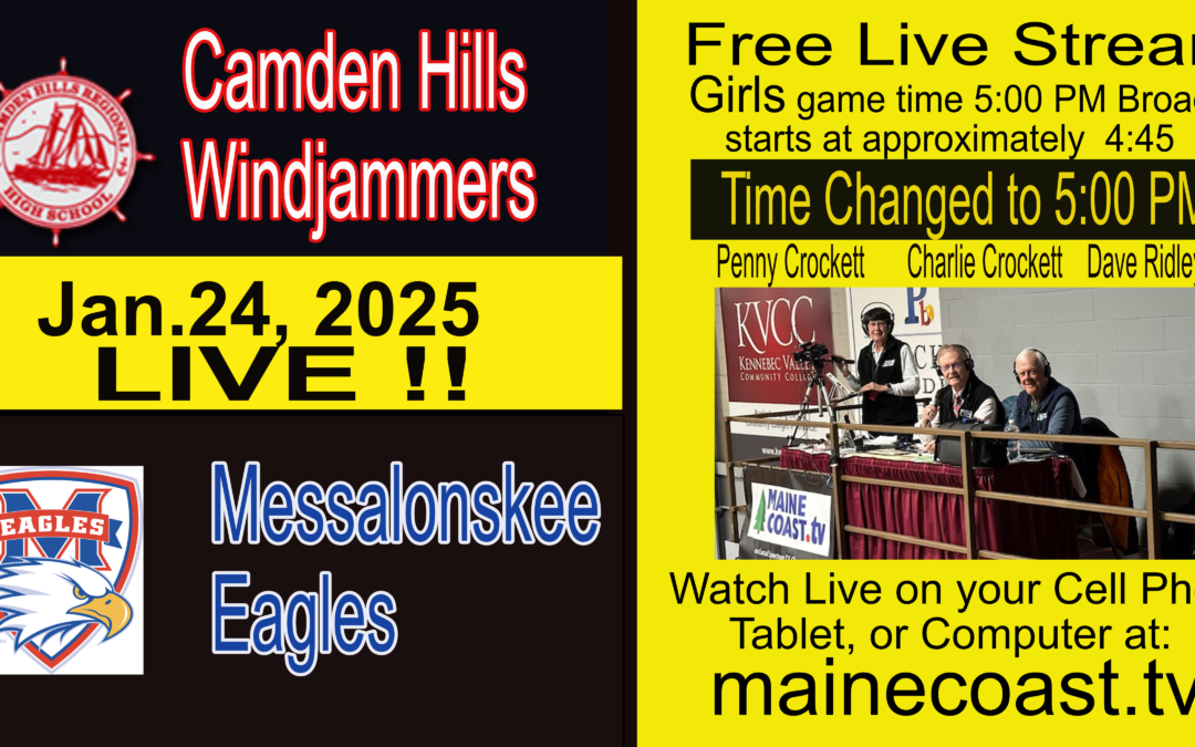 Camden Hills Girls Basketball vs. Messalonskee 1/24/2025  5 PM