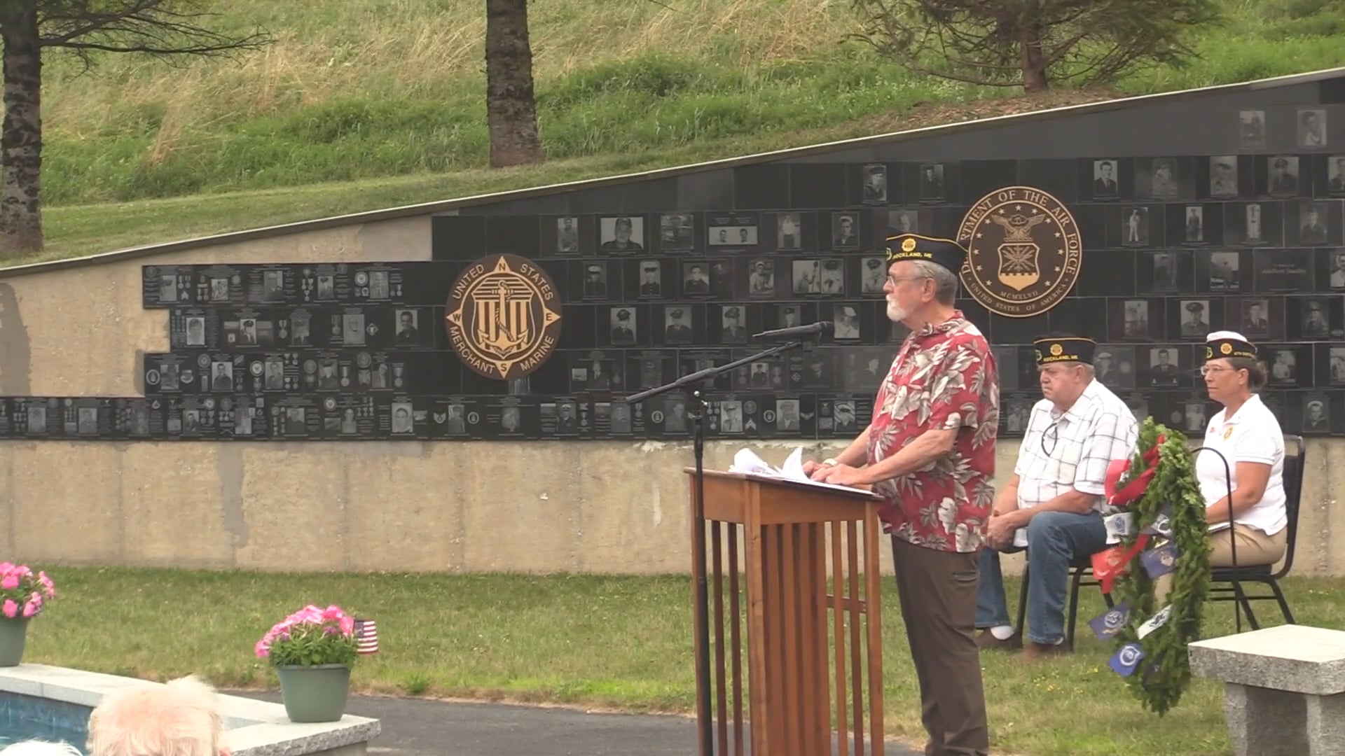 Midcoast Area Veterans Memorial Wall 2025 Dedication Ceremony – Vimeo thumbnail