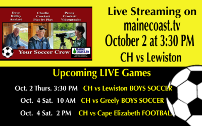 Live Stream : Camden Hills Boys Soccer vs Lewiston 10/2/2025  3:30 PM