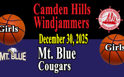Replay Camden Hills  vs Mt. Blue Girls 12/30/2025 Capital City Hoops Classic