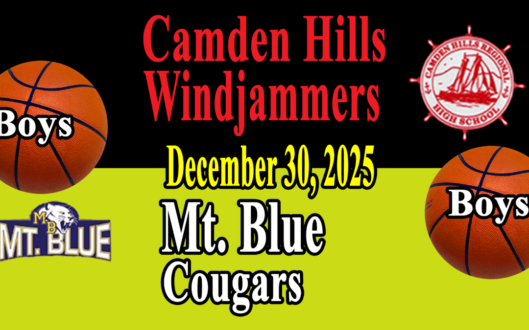 Replay Camden Hills Boys Basketball vs Mt Blue 12/30/2025 Capital City Hoops Classic