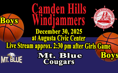Camden Hills Boys Basketball vs Mt. Blue  12/30/2025  2:30 PM
