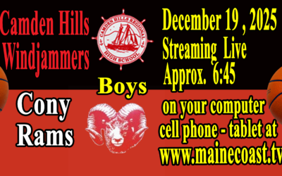 Camden Hills Boys Basketball vs Cony 12/19/2025 7:00 PM
