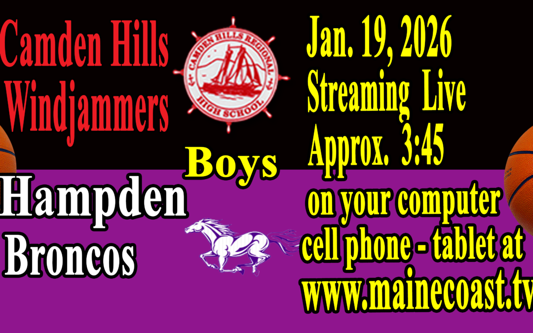Camden Hills Boys Basketball vs Hampden Academy 1/19/2026  4 PM