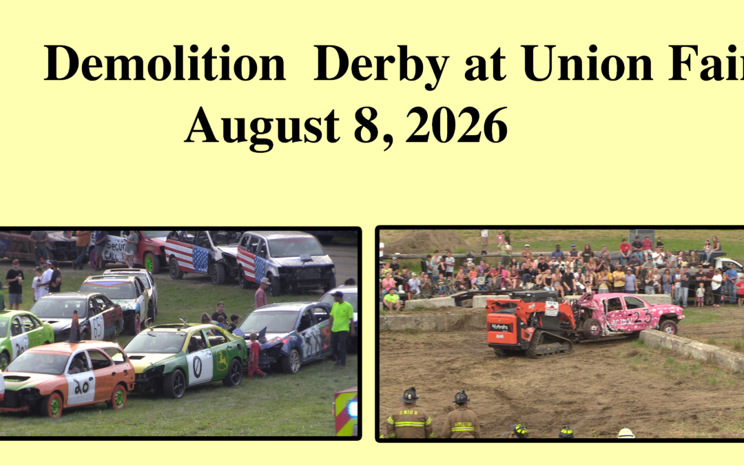 Demolition Derby at Union Fair 8/8/2026