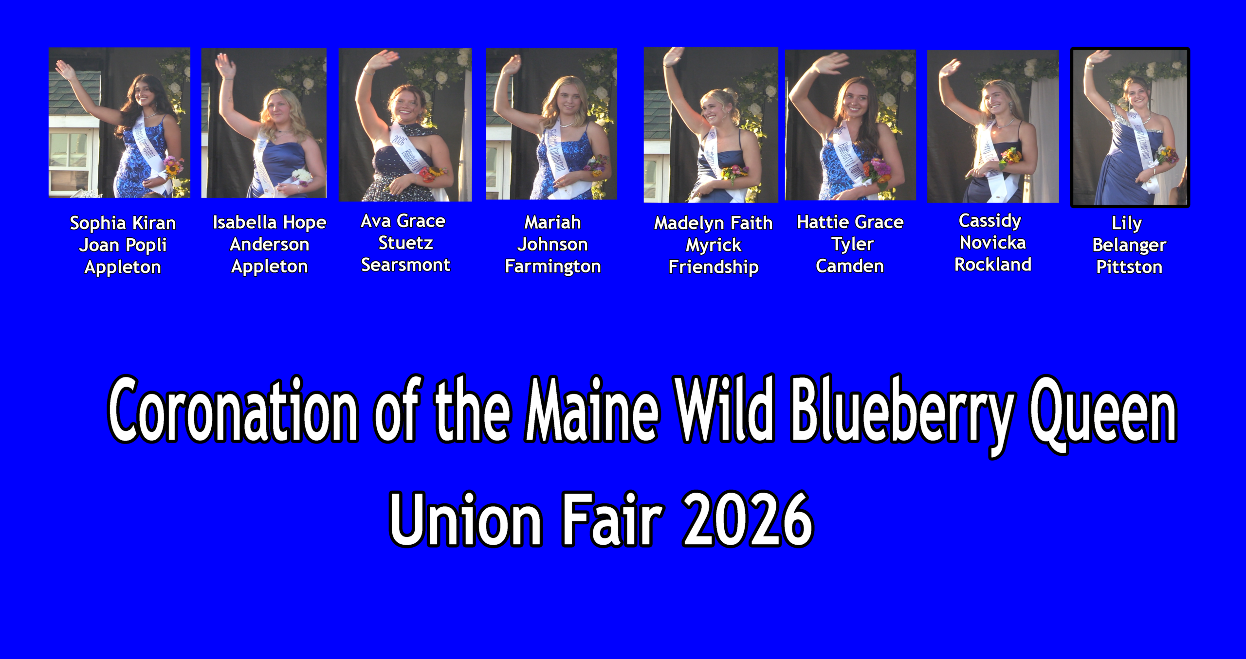 2026 new Queen candidates Union Fair