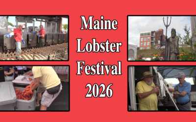2026  Maine Lobster Festival Interview with Neptune Sculptor Richard Johnson & highlights
