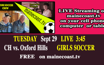 Live Stream Camden Hills Girls Soccer vs Oxford Hills 9/29/2026. Game Time 4 PM