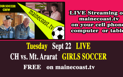 Live Stream Camden Hills Girls Soccer vs Mt Ararat 9/22/26 4 PM