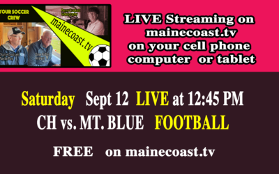 Camden Hills Football vs Mt. Blue 9/12/2026 1 PM