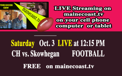 Live Stream Camden Hills Football vs Skowhegan 10/3/26 12:30 PM